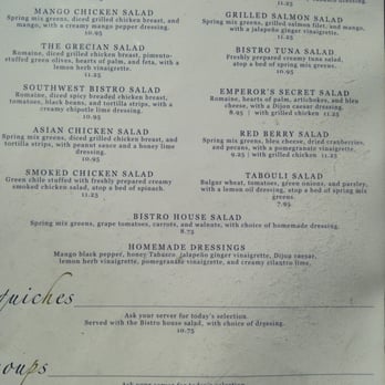 Magic Bistro - The other part of the menu - New American Near Me - El Paso, Texas