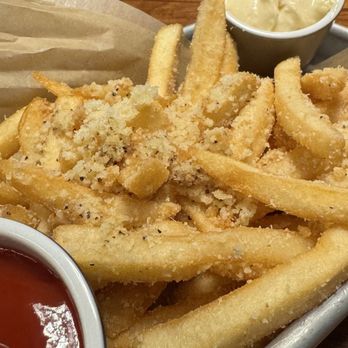 Ten Hands Social Bar & Eatery - Truffle fries needed ranch. - New American Near Me - Indianapolis, Indiana