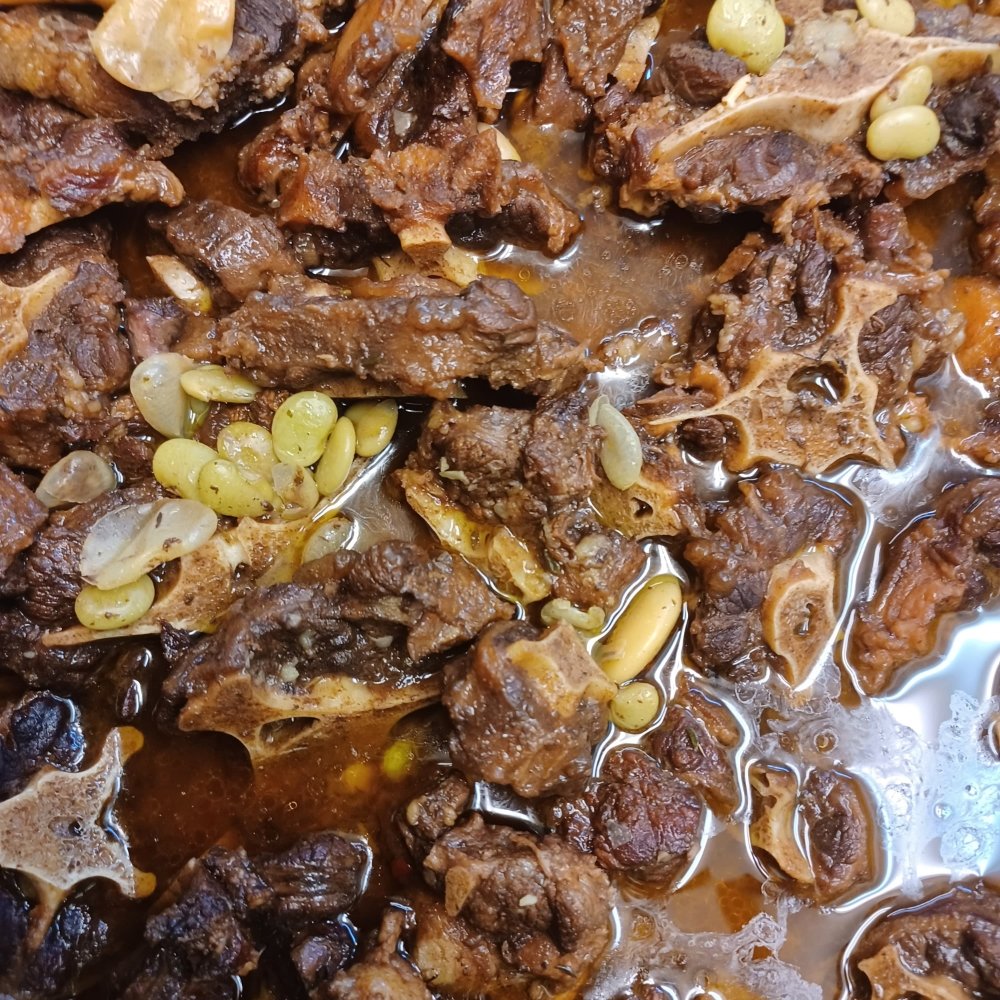 Food from Franky G's Jamaican Grill