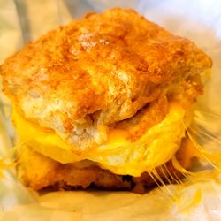 Lo-Fi Coffee House & Studio - Breakfast biscuit sandwich
