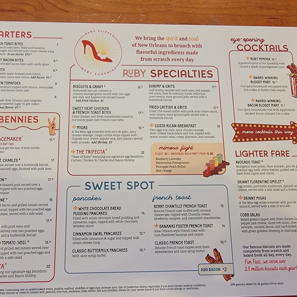 Ruby Sunshine Nashville - menu - Breakfast & Brunch Near Me - Nashville, Tennessee Ruby Sunshine Nashville - menu - Breakfast & Brunch Near Me - Nashville, Tennessee