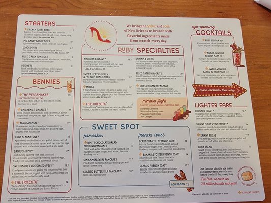 Menu photo 6 Ruby Sunshine Nashville Nashville, TN