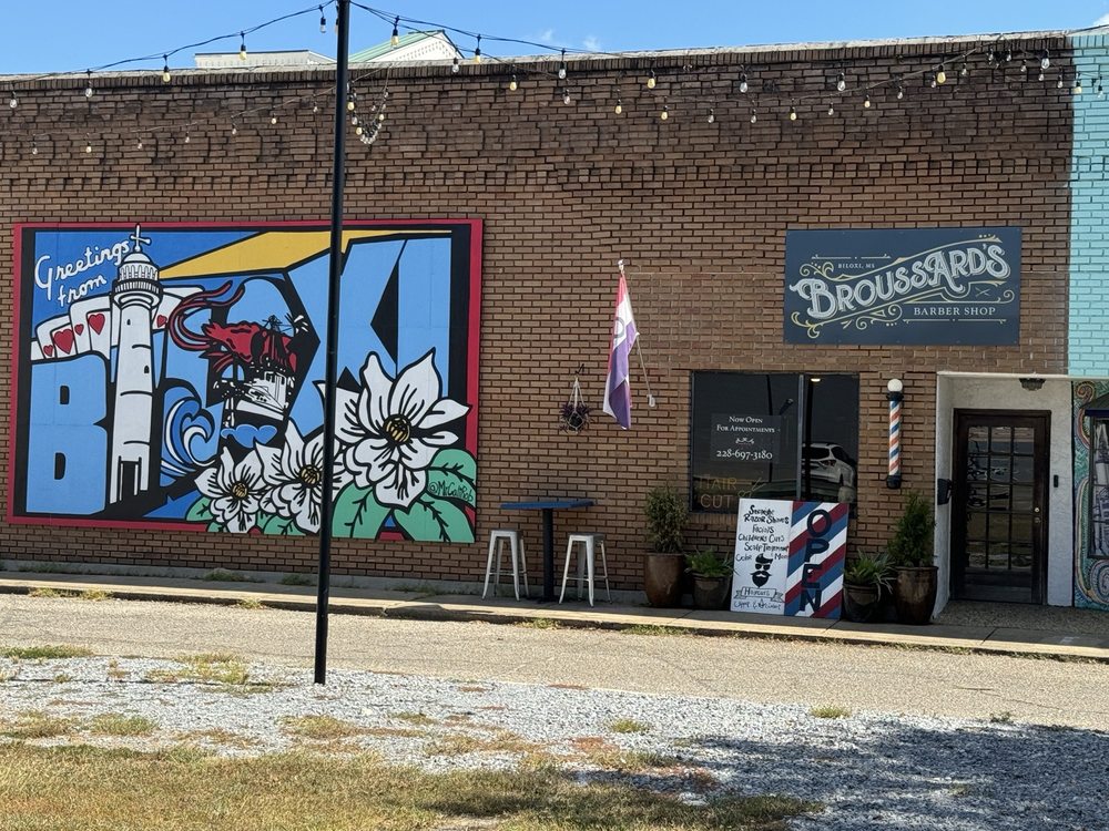 Broussards Barber Shop Logo