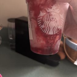 Starbucks - I always get a strawberry creme Frappuccino and I ask for light purée and there was so much all you can taste is sour strawberry purée