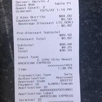 Bear Den Aspen - Receipt - Breakfast & Brunch Near Me - Aspen, Colorado