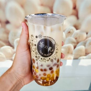 Tea Maru - Tea Maru Latte w/ Mix Boba - Bubble Tea Near Me - San Gabriel, California Tea Maru - Tea Maru Latte w/ Mix Boba - Bubble Tea Near Me - San Gabriel, California