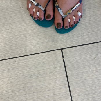 Dreams Nails & Spa - Choco milk color for fall ask for Linda for pedi and Paula for nails - Nail Salons Near Me - Camarillo, California