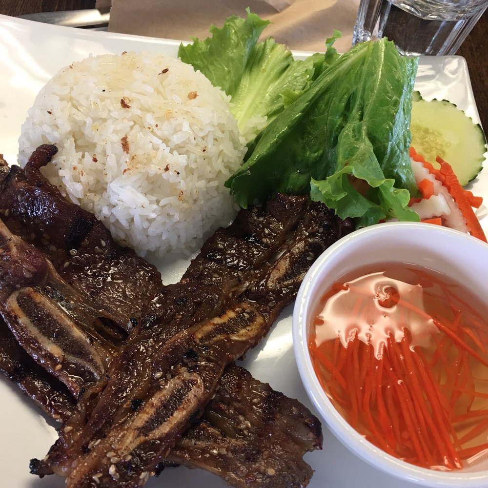 Wicked Chopstix - Beef short ribs and it came with a bowl of soup! - Vietnamese Near Me - Seattle, Washington Wicked Chopstix - Beef short ribs and it came with a bowl of soup! - Vietnamese Near Me - Seattle, Washington