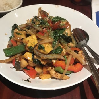 Sushi Island - Mango Chicken dish. So fresh and delicious - Sushi Bars Near Me - Elmhurst, New York