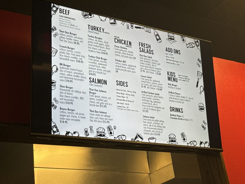 That One Spot Burger