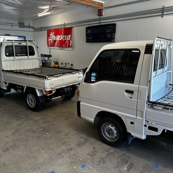 Etc Auto - These two customers brought their imported trucks in to get matching tint - Windshield Installation & Repair Near Me - Burien, Washington Etc Auto - These two customers brought their imported trucks in to get matching tint - Windshield Installation & Repair Near Me - Burien, Washington