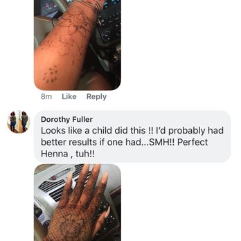 Perfect Threading & Henna - Horrible work from this location off Shaw. Henna tattoo after 24 hours . Henna they use is cheap , old or both!! Do NOT patronize! - Eyebrow Services Near Me - Fresno, California Perfect Threading & Henna - Horrible work from this location off Shaw. Henna tattoo after 24 hours . Henna they use is cheap , old or both!! Do NOT patronize! - Eyebrow Services Near Me - Fresno, California