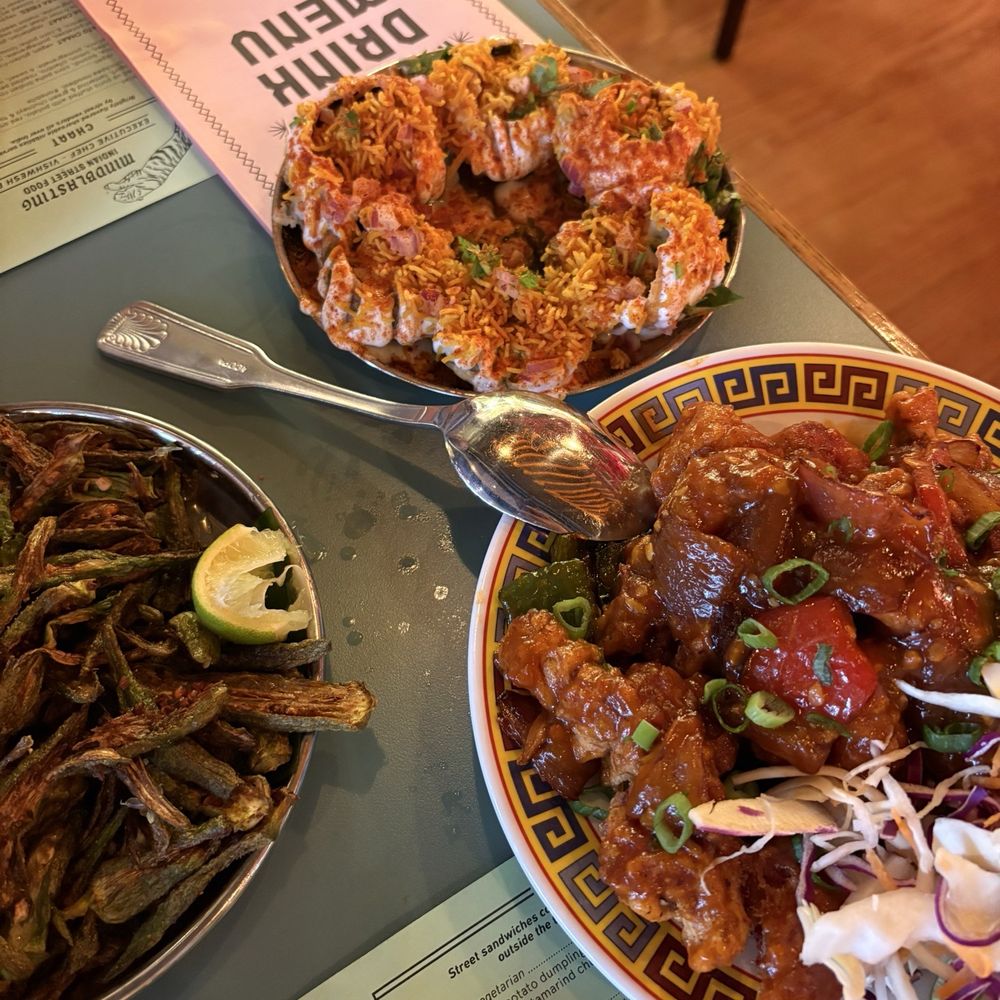 Chai Pani - Okra fries, chili chicken, pani puri - Indian Near Me - Washington, DC, District of Columbia Chai Pani - Okra fries, chili chicken, pani puri - Indian Near Me - Washington, DC, District of Columbia
