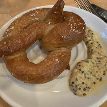 Steinhaus - Choice of bread with entree: soft pretzel - German Near Me - Marquette, Michigan Steinhaus - Choice of bread with entree: soft pretzel - German Near Me - Marquette, Michigan