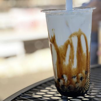 Cafe Gelato - a cup of iced coffee on a table - Ice Cream & Frozen Yogurt Near Me - Winston-Salem, North Carolina