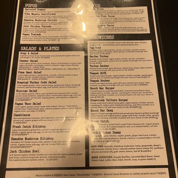 The Booch Bar - Menu - Breakfast & Brunch Near Me - Hilo, Hawaii