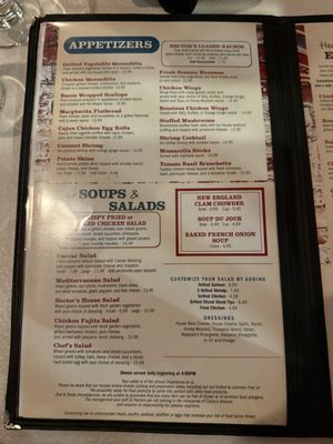 Menu photo 1 Hectors Fine Foods & Spirits Laconia, NH Menu photo 1 Hectors Fine Foods & Spirits Laconia, NH