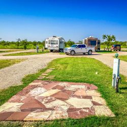 West Texas Friendly RV Park - Big Spring - Lights on all site pedestals throughout park