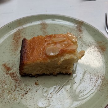 Floga Estiatorio and Event Space - Ravani (citrus cake soaked in simple syrup) - Greek Near Me - Toronto, Ontario
