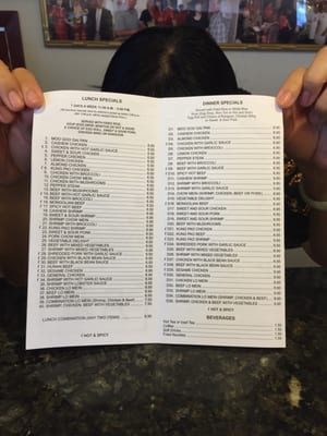 Menu photo 8 China Moon Universal City, TX