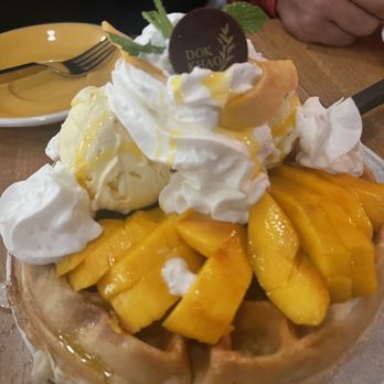 Dok Khao - Mango ice cream , mango slices and ice cream - Thai Near Me - Woodbridge, Virginia Dok Khao - Mango ice cream , mango slices and ice cream - Thai Near Me - Woodbridge, Virginia