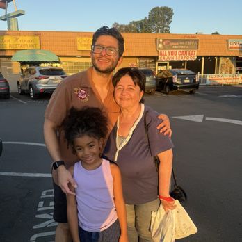 Kusina Ni Kuya - My son, myself, and his friends daughter. All smiles:-))) - Filipino Near Me - Northridge, California Kusina Ni Kuya - My son, myself, and his friends daughter. All smiles:-))) - Filipino Near Me - Northridge, California