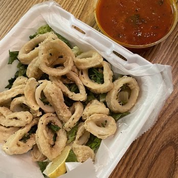 Scotto’s Pizzeria - Calamari with red sauce - Pizza Near Me - Myrtle Beach, South Carolina Scotto’s Pizzeria - Calamari with red sauce - Pizza Near Me - Myrtle Beach, South Carolina