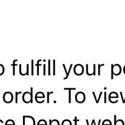 Office Depot - The haunting email of cancellation.