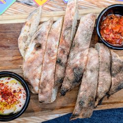 Hummus and Fresh Pita Bread