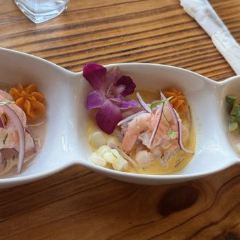 Ceviches By Divino MiMo - Trio de Ceviches - Seafood Near Me - Miami, Florida