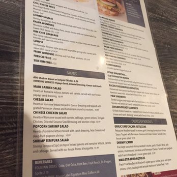 Da Kitchen Maui - Menu - Hawaiian Near Me - Kihei, Hawaii Da Kitchen Maui - Menu - Hawaiian Near Me - Kihei, Hawaii