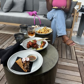 Hestia Rooftop - Truffle French Fries Wagyu Tacos Chicken Wings Oxtail & Tokyo Negi Potstickers - Asian Fusion Near Me - Charlotte, North Carolina Hestia Rooftop - Truffle French Fries Wagyu Tacos Chicken Wings Oxtail & Tokyo Negi Potstickers - Asian Fusion Near Me - Charlotte, North Carolina