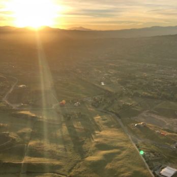 Compass Balloons - We are the first ones up in the air. Witnessed the sunrise perfectly. - Hot Air Balloons Near Me - Temecula, California