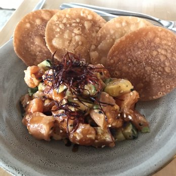 Santo Cielo - Salmon Tartare - New American Near Me - Naperville, Illinois Santo Cielo - Salmon Tartare - New American Near Me - Naperville, Illinois