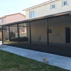 Slide of EBG Screen Enclosures & Techos De Aluminio