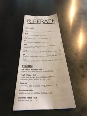 Riffraff bookstore and bar by null