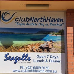 TAB North Haven - New sign outside Seagulls Restaurant show casing our beautiful area