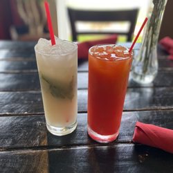 Casa Mia Latin Kitchen - Hennessey punch and coconut Mojito