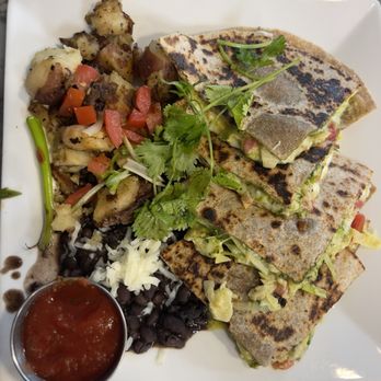 Naked Cafe - Green Heart Quesadilla - Coffee & Tea Near Me - Carlsbad, California