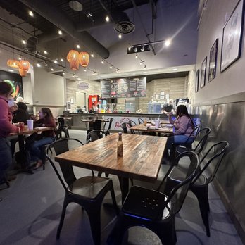 Tia's Tacos - people sitting at tables in a restaurant - Mexican Near Me - Knoxville, Tennessee