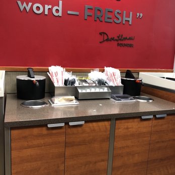 Wendy's - a sign on the wall of a fast food restaurant - Fast Food Near Me - Key West, Florida