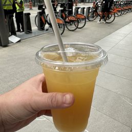 Peach iced tea