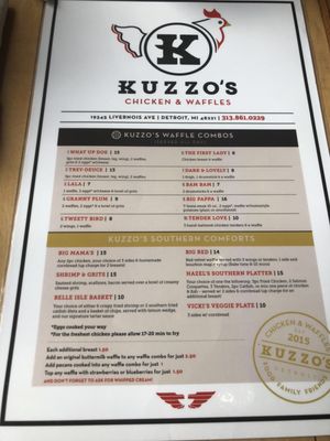 Menu photo 7 Kuzzos Chicken & Waffles Detroit, MI Menu photo 7 Kuzzos Chicken & Waffles Detroit, MI