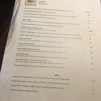 The Wolf - New American Near Me - Oakland, California The Wolf - New American Near Me - Oakland, California