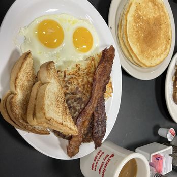 Bay Diner - a breakfast of eggs, bacon and pancakes - American Near Me - Bay Village, Ohio Bay Diner - a breakfast of eggs, bacon and pancakes - American Near Me - Bay Village, Ohio