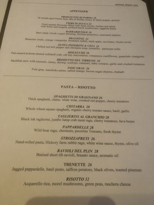 Menu photo 7 Ristorante TOSCA Washington, DC, DC Menu photo 7 Ristorante TOSCA Washington, DC, DC