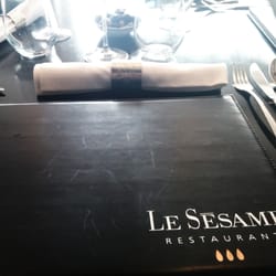 Le Sésame - menu et table