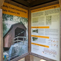 Sandy Creek Covered Bridge State Historical Site - Sandy Creek Covered Bridge State Historical Site, Hillsboro