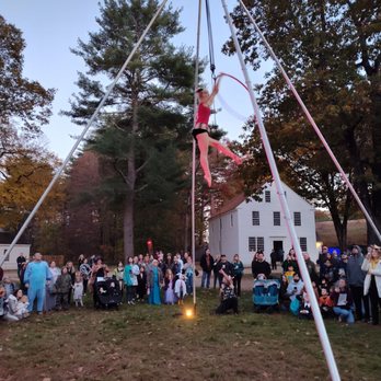Old Sturbridge Village - Circus performance during phantoms by firelight - Museums Near Me - Sturbridge, Massachusetts