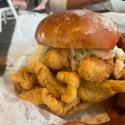Kristos Amerigreek - Catfish sandwich. Good but order it without the slaw.